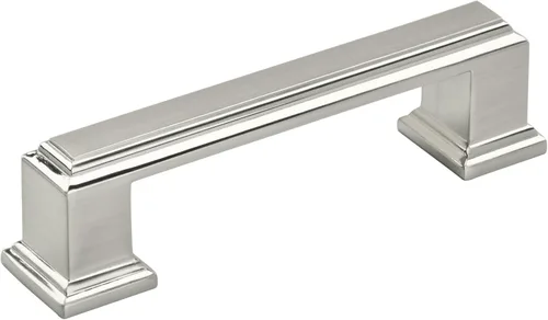 Vista 18 de Amerock Mango de gabinete Bronce champán 3 pulgadas (2.992 in) de centro a centro Appoint paquete de 1 unidad Jaladera de cajón Asa