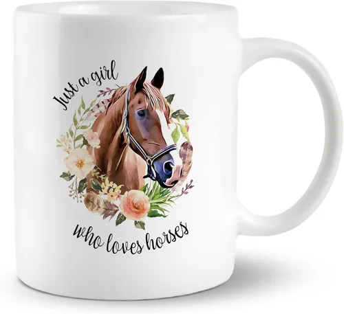 Vista 5 de Rat Lovers - Taza de té de cerámica de 11 onzas, taza de café con texto en inglés "Just a Girl Who Loves Rats