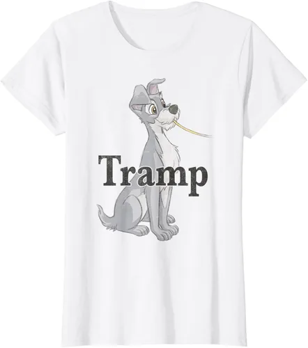 Vista 10 de Disney Lady and The Tramp Spaghetti Tramp - Camiseta para parejas