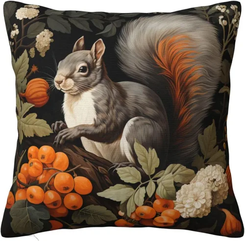 Vista 19 de Fundas de almohada William Morris diseño Strawberry Thief, fundas de almohada decorativas suaves para exteriores, fundas de almohada para decoración