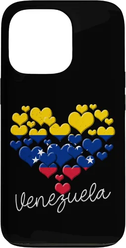 Vista 10 de Funda para iPhone 17 con diseño de corazón hispano con bandera venezolana con orgullo de Venezuela