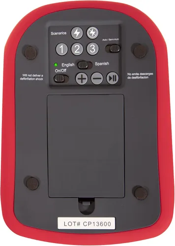 Vista 2 de American Red Cross AED Trainer con almohadillas adhesivas de gel para adultos y niños con estuche de transporte (individual) Dispositivo