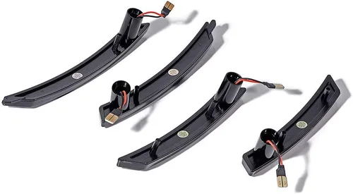 Vista 9 de Corp - Juego de 2 luces LED redondas y 4 piezas curvadas (2 delanteras + 2 traseras delanteras) para guardabarros laterales indicadores
