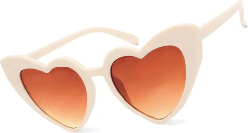 Vista 13 de Lentes de sol de moda con forma de corazón rosa para hombres y mujeres, paquete dúo de lentes retro para mamá y yo