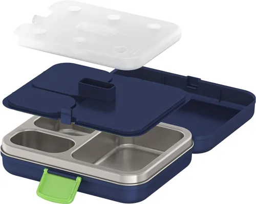 Vista 3 de THERMOS Kit de almuerzo para almacenamiento de alimentos Freestyle para niños, azul marino