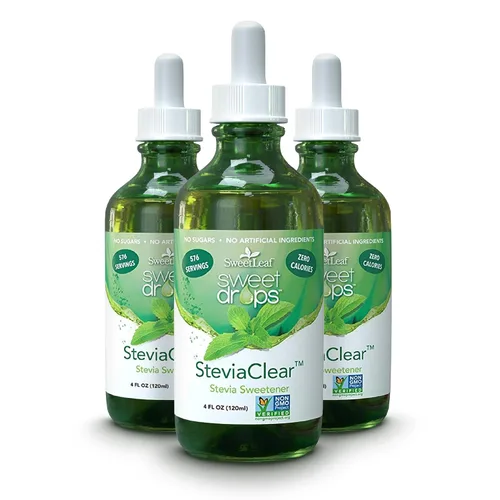 Vista 8 de SWEETLEAFs, extracto de líquido de stevia transparente de 4 oz