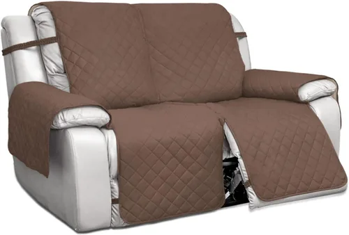 Vista 12 de PureFit Fundas de Sofá Reversibles Resistentes al Agua para Sofá Reclinable de 3 Asientos - Funda Antideslizante para Sofá Reclinable Dividido de 3