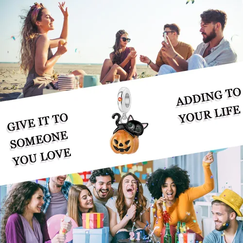 Vista 39 de LNQOBU Happy Life - Colgante para pulseras de abalorios, plata de ley 925 para mujer (con un espaciador de cuentas)