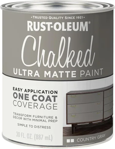 Vista 44 de Rust-Oleum 302592 - Pintura a la tiza en aerosol ultramate de 12 onzas (paquete de 1), color gris envejecido