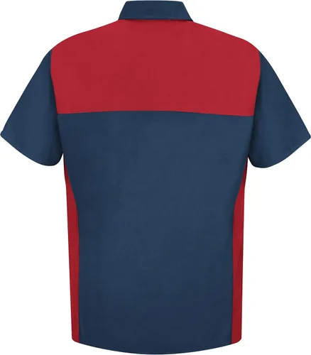 Vista 2 de Red Kap SP28 - Camisa de manga corta para deportes de motor
