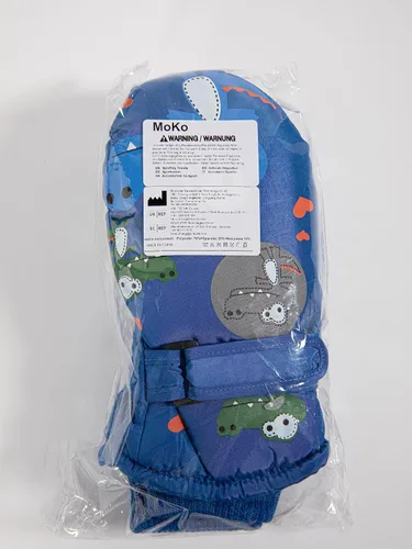 Vista 9 de MoKo Manoplas de esquí para niños, guantes de esquí aislados impermeables para niñas y niños, guantes de nieve de invierno para niños