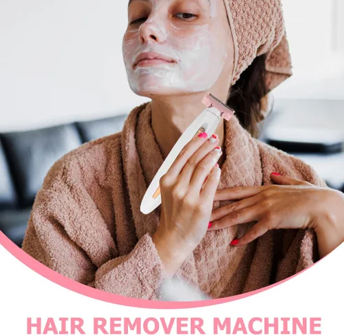 Vista 3 de FOMIYES 1 Unidades Dispositivo de Eliminación para Mujeres Portátil Depilador Cuerpo Dehairing Herramienta para Piernas Brazos Axilas Bikini Línea