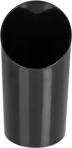 Vista 11 de Restaurantware Vasos de chupito de 3 onzas, 20 tazas redondas inclinadas, con acabado negro, vasos de chupito de plástico desechables para servir