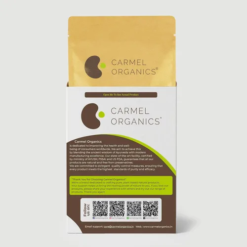 Vista 3 de CARMEL ORGANICS Mucuna Pruriens Semillas Naturales (Blancas) en Polvo 8 Onzas o 0.5 Lb/227 Gramos Sin GMO Kosher Polvo de Kapikachhu Sin