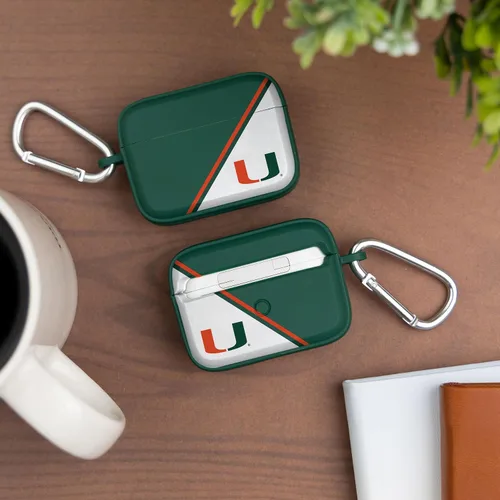 Vista 2 de Affinity Bands Miami Hurricanes Champion Series HDX - Funda compatible con Apple AirPods Pro