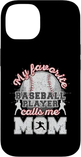 Vista 4 de Baseball Mom My Favorite Baseball Player Calls Me Mom Case for iPhone 17