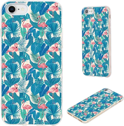 Vista 10 de Funda protectora completa delgada y suave de TPU transparente para iPhone SE 2022/2020, iPhone 8/7/6S/6 - Diseño de música divertida guitarra