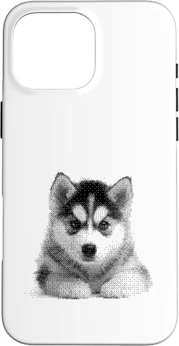 Vista 19 de Cute Siberian Husky for Dog Mom and Paw Parents Case for iPhone 16