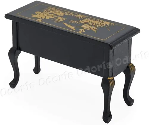 Vista 3 de Odoria Accesorios para muebles de casa de muñecas de escritorio en miniatura 1/12