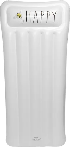 Vista 2 de Rae Dunn x CocoNut Float - Flotador de tumbona para adultos, tamaño adulto, multiusos, inflable y silla de descanso, flotador de balsa versátil