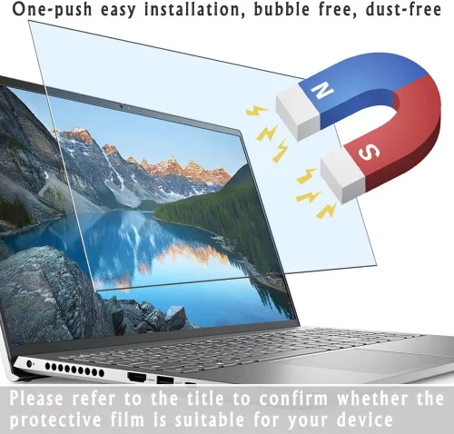 Vista 5 de Anti Blue Light Tempered Glass Screen Protector, compatible with CHUWI AeroBook 13.3" Visible Area, 9H Film Protectors [ Not Full Coverage ]