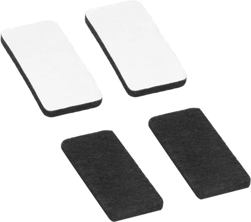 Vista 22 de 48 almohadillas de fieltro para muebles, almohadillas cuadradas de 0.63 pulgadas, protectores de suelo autoadhesivos antiarañazos para pies