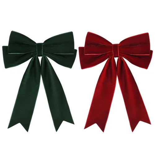 Vista 11 de 2 piezas de broches de cinta de terciopelo con lazos de pelo marrones, broches grandes de cocodrilo de otoño, accesorios para el cabello