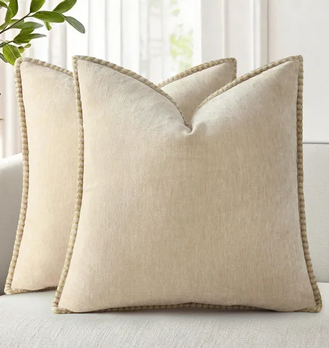 Vista 45 de decorUhome Juego de 2 fundas de almohada de felpilla suave y acogedora de otoño de 12 x 12 pulgadas, fundas decorativas modernas de terciopelo Aqua