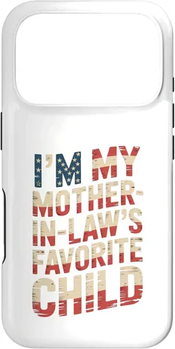 Vista 30 de Im My Mother in Law Favorite Child USA FlagFunny Parent Case for iPhone 16