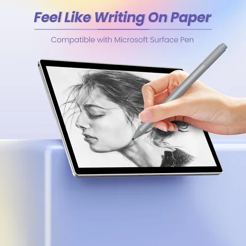 Vista 6 de MoKo Magnetic Paper Feeling Screen Protector for Surface Pro 12th 2026 Compatible with Surface Pro 11/10/9/8/X, Paper Texture, Anti-Glare, Anti