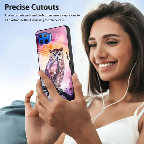 Vista 169 de Funda para Motorola Moto Edge 2022, cubierta trasera de vidrio templado con protector de pantalla, funda protectora a prueba de golpes para Motorola