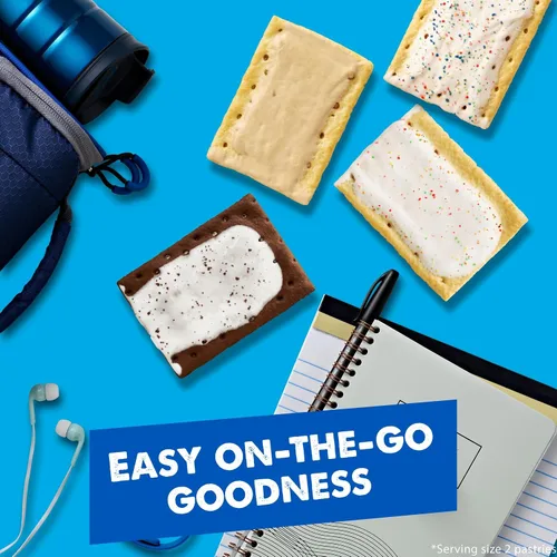 Vista 8 de Pop-Tarts - Tostadas, alimentos para el desayuno, bocadillos para niños, paquete variado (60 Pop-Tarts)