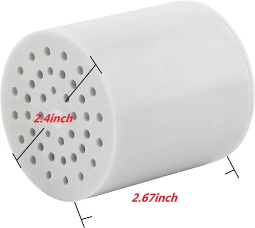 Vista 2 de Cartuchos de filtro de agua de ducha universales de 15 etapas para todos los sistemas de ducha similares, reduce los productos químicos y el cloro