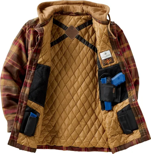 Vista 3 de Legendary Whitetails Maplewood - Chaqueta tipo camisa con capucha para hombre