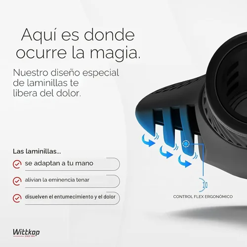 Vista 4 de Wittkop Empuñaduras de bicicleta con innovador diseño de 3 zonas fabricadas en Alemania - Comodidad ergonómica antideslizante y zonas EFC para un