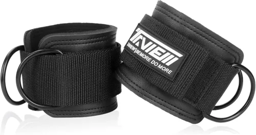 Vista 12 de TAVIEW Ankle Straps Cable Machine Attachment for Gym - Cable Kickback Ankle Straps - Padded Ankle Cuffs for Glute Kickbacks and Leg Workouts