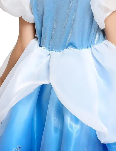 Vista 4 de Kidswant Toddler Baby Girls Luxury Princess Party Halloween Cosplay Costume Dress Up with Accessorries