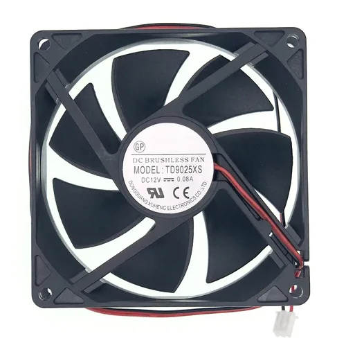 Vista 5 de Nuevo ventilador de refrigeración para TONON TD9025XS, DC 12V 0.08A 9025 9CM Tamaño: 3.543x3.543x0.984 in Ventilador de enfriamiento silencioso de 2