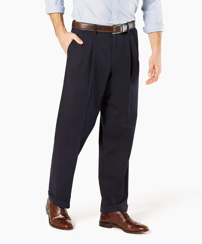 Vista 2 de Dockers, pantalón elastizado de calce relajado para hombre.