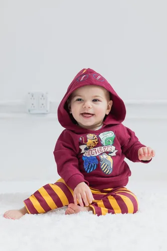Vista 3 de Harry Potter Conjunto de traje de 3 piezas para bebé overol con capucha y pantalones