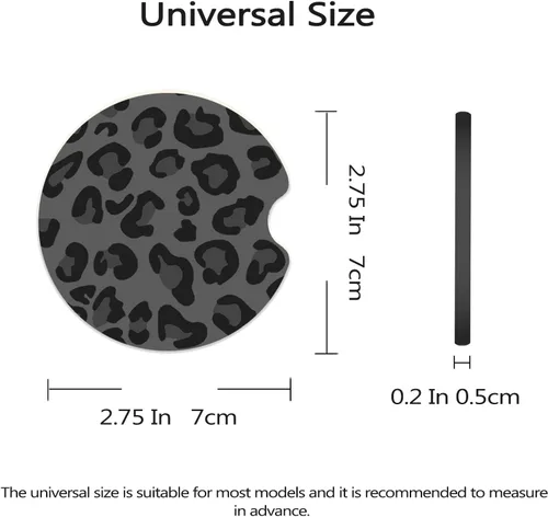 Vista 3 de Posavasos de automóvil para portavasos, paquete de 2 posavasos de goma universales antideslizantes para mujeres, accesorios