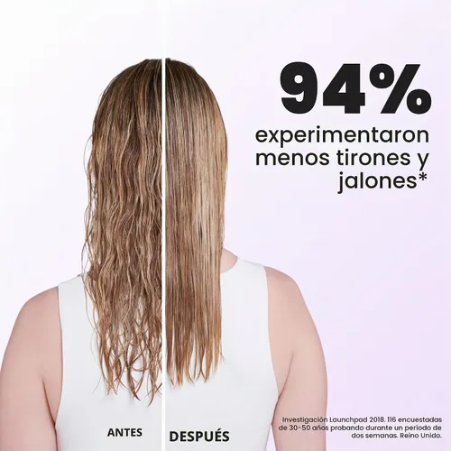 Vista 6 de Tangle Teezer, The Ultimate Detangler Fine & Fragile, Hipnótico Heather Patented two-tier, soft-flex teeth detangles & reduces breakage on wet or