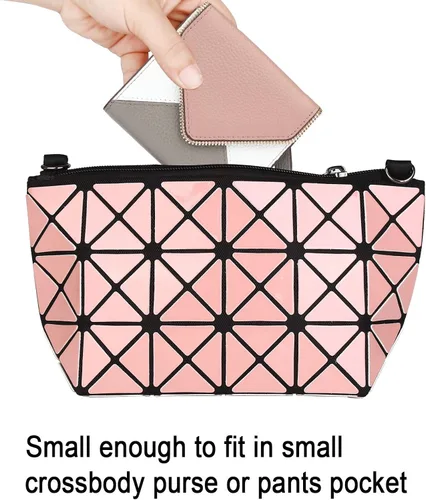 Vista 6 de Lavemi Carteras compactas de cuero ultrafinas y pequeñas para mujer, con bloqueo RFID, tarjetero para tarjetas de crédito
