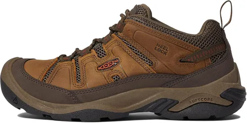 Vista 4 de KEEN Circadia Vent - Zapatos de senderismo transpirables de baja altura para hombre, arcilla de bisonte/alfarero