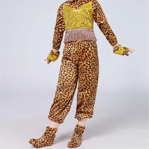 Vista 8 de BAWHO Mooie Gouden Fluwelen Stof Fashional Leopard Tiger Zebra Print Patroon Stof Fleece Zacht Comfortabel Voor Het Naaien Handgemaakte Cheongsam