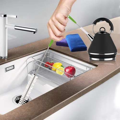 Vista 6 de Haomaomao Cepillo para botellas, cepillos de limpieza de botellas de agua Juego de brochas de 7 piezas