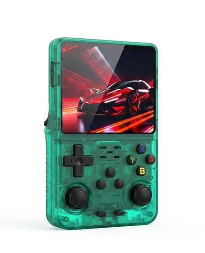 Vista 8 de Handheld Retro Game Console with 21,000+ Games, 3.5" IPS Screen, and Dual TF Card 128 GB System, supports 20+ emulators and features HDMI and TV
