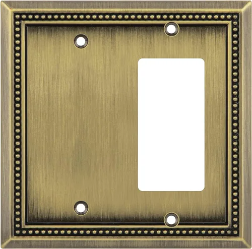 Vista 131 de Henne Bery Sunken Pearls Placa de Pared Decorativa de Servicio Pesado Placa de Interruptor Cubierta de Tomacorriente