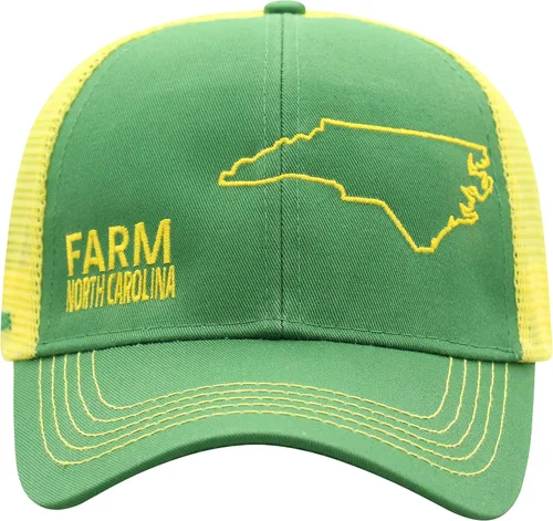 Vista 4 de John Deere Gorra de béisbol con logotipo y malla trasera con contraste, para hombre