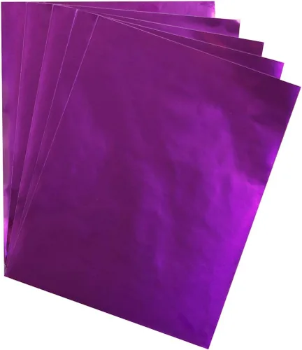 Vista 12 de Hygloss Papel de aluminio metálico para artes y manualidades, actividades de aula y artistas, decoración de fiestas o vacaciones, 8.5 x 11 pulgadas